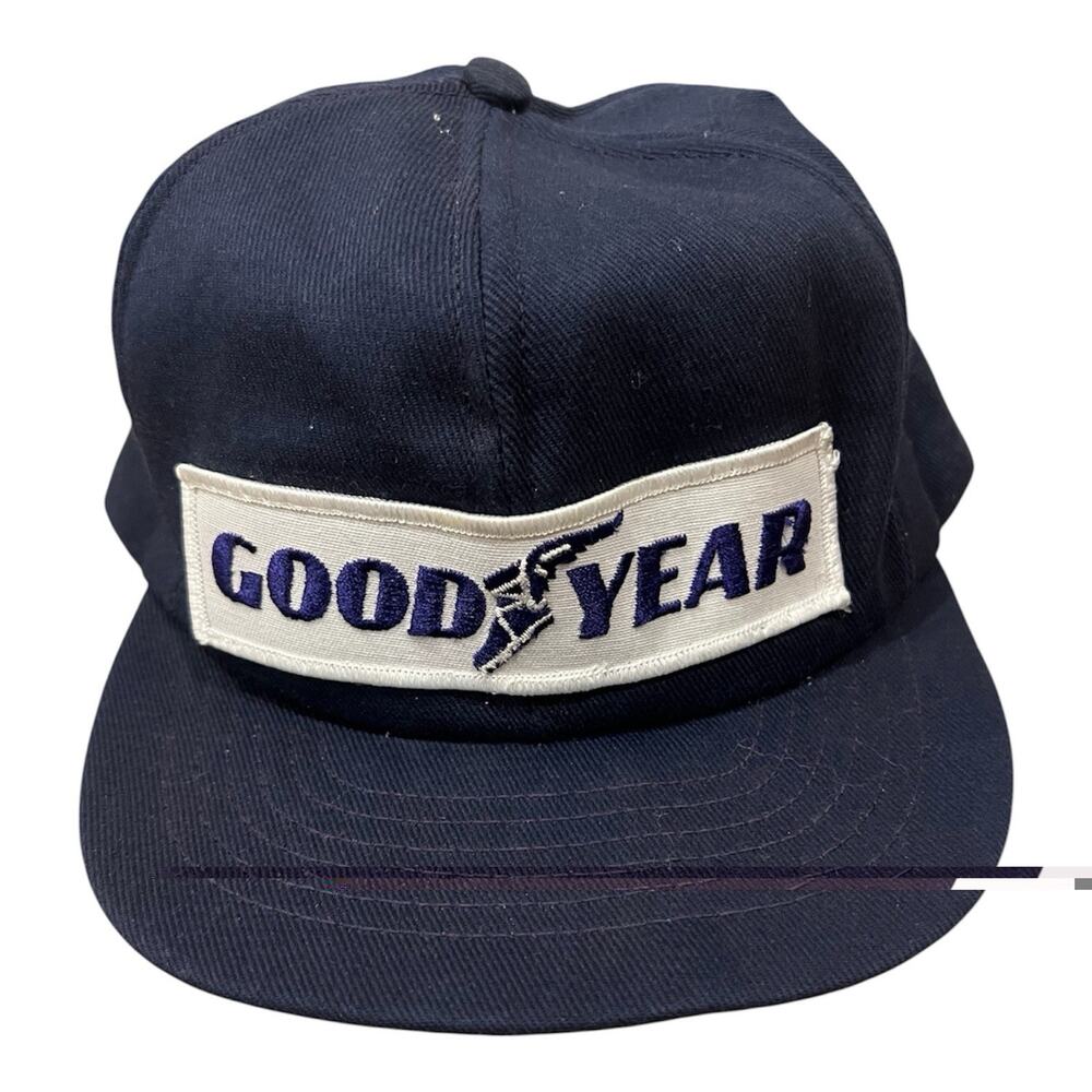 Vintage 80s Goodyear Tires SnapBack Hat